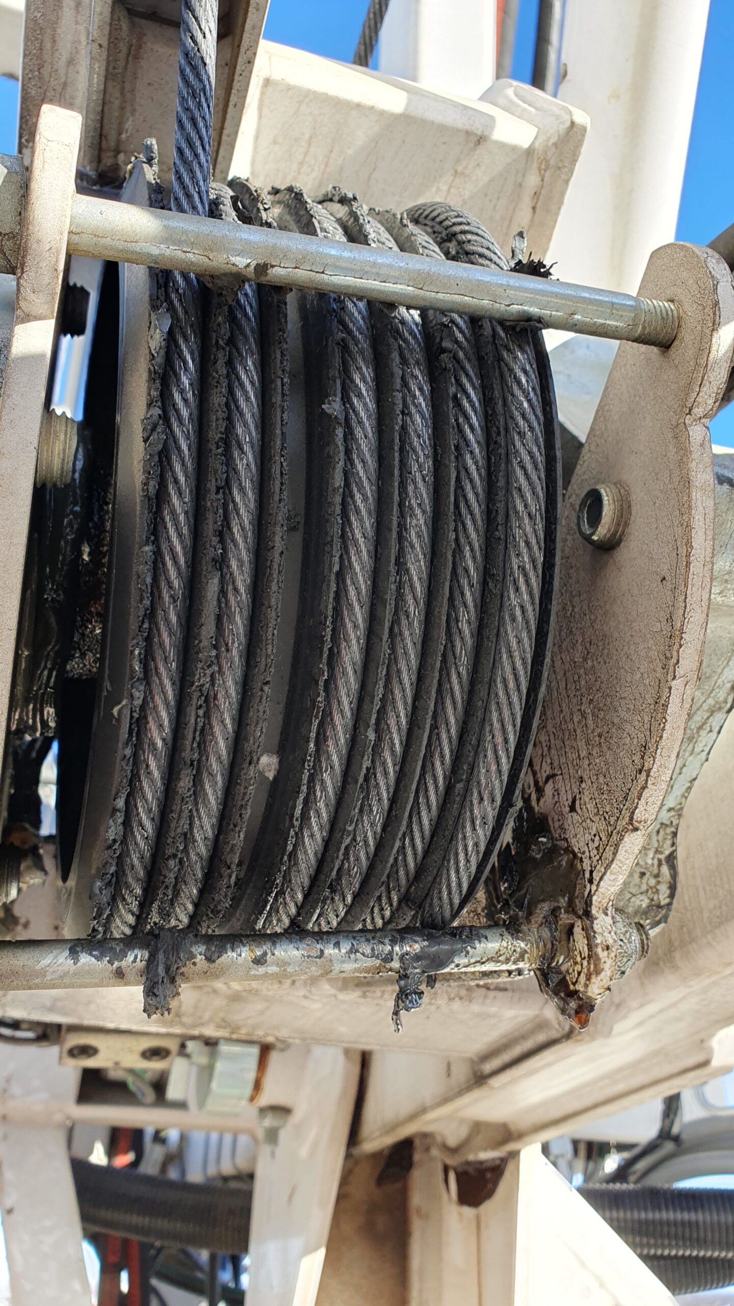 Seilauflauffehler eines Mobilbaukranes